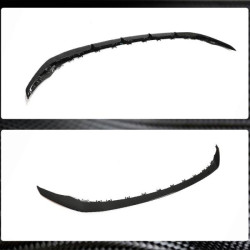 Купити Накладка на передній бампер Lip V2 (для C43 AMG 2019-2021, Карбон) для Mercedes C-сlass W205 рр