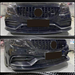 Купити Накладки на протитуманки (для С63 AMG 2015-2019, Карбон) для Mercedes C-сlass W205 рр