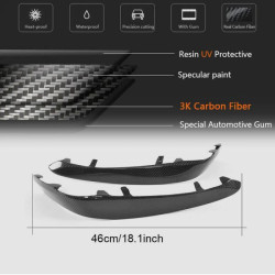 Купити Накладки на протитуманки (для С63 AMG 2015-2019, Карбон) для Mercedes C-сlass W205 рр