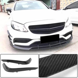 Купити Накладки на протитуманки (для С63 AMG 2015-2019, Карбон) для Mercedes C-сlass W205 рр