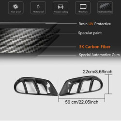 Купити Накладки на протитуманки (для C43 AMG 2015-2019, Карбон) для Mercedes C-сlass W205 рр