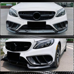 Купити Накладки на протитуманки (для C43 AMG 2015-2019, Карбон) для Mercedes C-сlass W205 рр