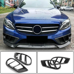 Купити Накладки на протитуманки (для C43 AMG 2015-2019, Карбон) для Mercedes C-сlass W205 рр