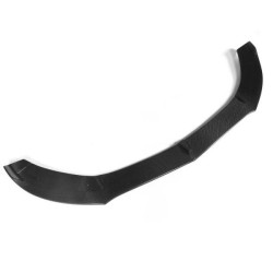 Купити Накладка на передній бампер Lip V6 (для C43 AMG 2015-2019, Карбон) для Mercedes C-сlass W205 рр