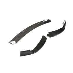 Купити Накладка на передній бампер Lip V3 (для C43 AMG 2019-2021, Карбон) для Mercedes C-сlass W205 рр