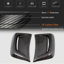 Купити Накладки на передній бампер (для AMG 2012-2014, Карбон) для Mercedes C-class W204 рр