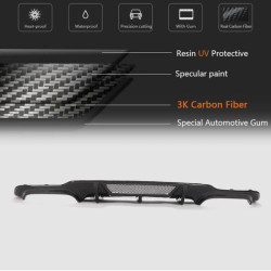 Купити Дифузор заднього бампера V4 (для AMG SD/Coupe 2012-2014, Карбон) для Mercedes C-class W204 рр