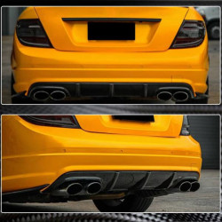 Купити Дифузор заднього бампера V3 (для AMG SD 2008-2011, Карбон) для Mercedes C-class W204 рр