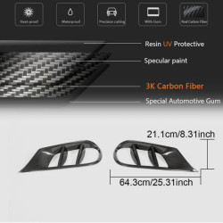 Купить Вставки в передний бампер (для AMG-Line 2013-2016, Карбон) для Mercedes E-сlass W212