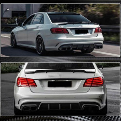 Купить Диффузор заднего бампера V2 (для E63 AMG 2013-2016, Карбон) для Mercedes E-сlass W212