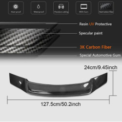 Купити Спойлер V7 (Карбон) для Mercedes E-сlass W213 2016-2023 рр