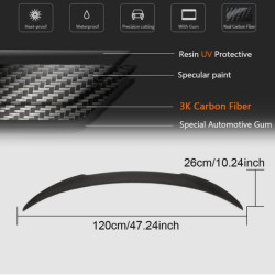 Купить Спойлер V8 (SD, Карбон) для Mercedes CLA C117 2013-2019 гг