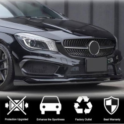 Купить Накладка на передний бампер Lip (для CLA45 AMG SD 2013-2015, Карбон) для Mercedes CLA C117