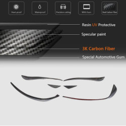 Купить Накладки на передний бампер (для CLA45 AMG SD 2013-2016, Карбон) для Mercedes CLA C117