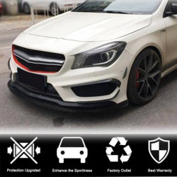 Купить Накладки на передний бампер (для CLA45 AMG SD 2013-2016, Карбон) для Mercedes CLA C117