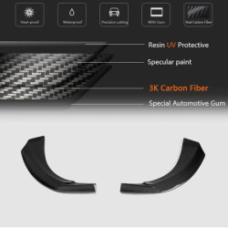 Купить Накладки на передний бампер (для Base SD 2013-2016, Карбон) для Mercedes CLA C117