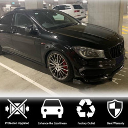 Купить Накладки на передний бампер (для Base SD 2013-2016, Карбон) для Mercedes CLA C117