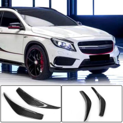 Купить Накладки на передний бампер (для CLA45 AMG SD, Карбон) для Mercedes CLA C117 2013-2019 гг