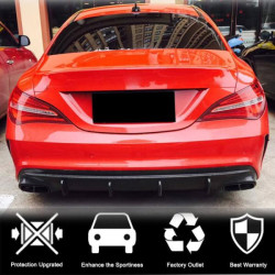 Купить Диффузор заднего бампера (для AMG-Line/CLA45 AMG 2017-2019, Карбон) для Mercedes CLA C117