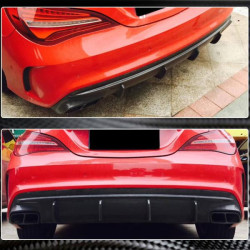 Купить Диффузор заднего бампера (для AMG-Line/CLA45 AMG 2017-2019, Карбон) для Mercedes CLA C117