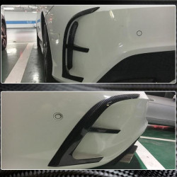 Купить Накладки на задний бампер (для AMG-Line/CLA45 AMG SD 2013-2016, Карбон) для Mercedes CLA C117