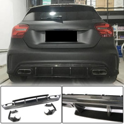 Купить Диффузер заднего бампера V1 (для AMG-Line/A45 AMG HB) для Mercedes A-сlass W176 2012-2018 гг