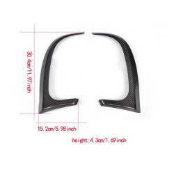 Купить Накладки на задний бампер (для A45 AMG HB 2013-2015, Карбон) для Mercedes A-сlass W176