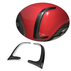 Купить Накладки на задний бампер (для A45 AMG HB 2013-2015, Карбон) для Mercedes A-сlass W176