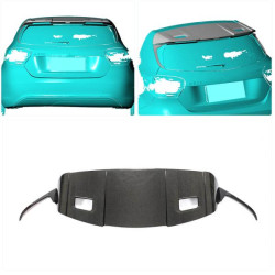 Купить Спойлер V4 (для HB, Карбон) для Mercedes A-сlass W176 2012-2018 гг