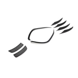 Купить Накладки на передний бампер (для AMG-Line SD 2018-2021, Карбон) для Mercedes A-сlass W177 2018- гг