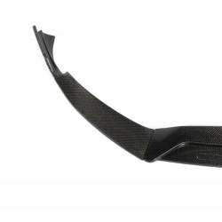 Купить Накладка на передний бампер Lip V3 (для AMG-Line SD 2018-2021, Карбон) для Mercedes A-сlass W177 2018- гг