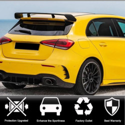 Купить Накладки на задний бампер (для A45 AMG 2021-2023, Карбон) для Mercedes A-сlass W177 2018- гг