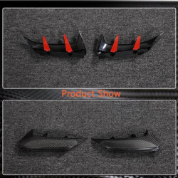 Купить Накладки на задний бампер (для A45 AMG 2021-2023, Карбон) для Mercedes A-сlass W177 2018- гг