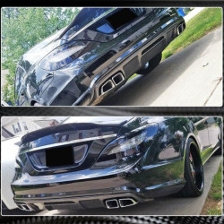 Купить Диффузор заднего бампера (для Base/CLS63 AMG 2015-2018, Карбон) для Mercedes CLS C218