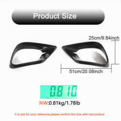 Купить Накладки на передний бампер (для AMG-Line 2017-2019, Карбон) для Mercedes E-class coupe C238