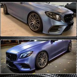 Купить Накладка на передний бампер Lip (для AMG-Line 2017-2019, Карбон) для Mercedes E-class coupe C238