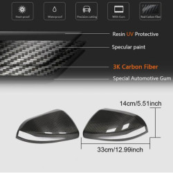 Купить Накладки на зеркала (2014-2019, Карбон) для Mercedes Vito/V-class W447 2014- гг