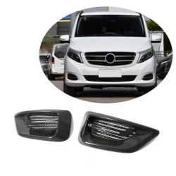 Купить Накладки на противотуманки (2014-2019, Карбон) для Mercedes Vito/V-class W447 2014- гг