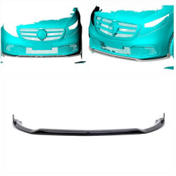 Купить Накладка на передний бампер Lip (2020-2025, Сухой карбон) для Mercedes Vito/V-class W447 2014- гг