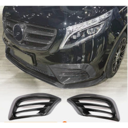 Купить Накладки на противотуманки V1 (2020-2025, Сухой карбон) для Mercedes Vito/V-class W447 2014- гг