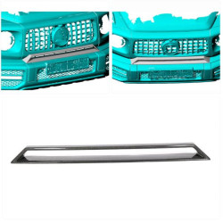 Купить Накладка на передний бампер V2 (для G63 AMG, сухой карбон) для Mercedes G сlass W463 2018-2024 гг