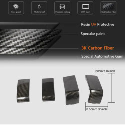 Купить Комплект накладок на передний и задний бампер (для G63 AMG, Сухой карбон) для Mercedes G сlass W463 2018-2024 гг