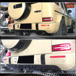 Купить Диффузор заднего бампера V1 (для G63 AMG, Карбон) для Mercedes G сlass W463 2018-2024 гг