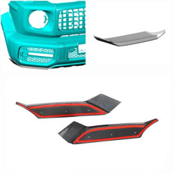 Купить Накладки на передний бампер Flap (для G63 AMG 2019-2021, Карбон) для Mercedes G сlass W463