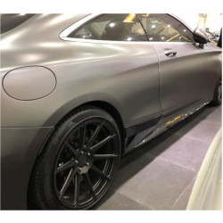 Купить Боковые пороги (для AMG-Line 2015-2018, Карбон) для Mercedes S-class C217 Coupe