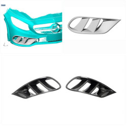 Купить Вставки в передний бампер (для AMG-Line 2015-2018, Сухой карбон) для Mercedes S-class C217 Coupe