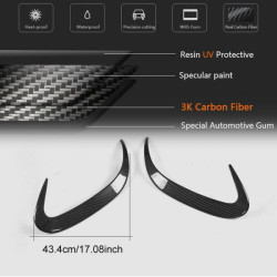 Купить Накладки на задний бампер (для AMG/AMG-Line, Карбон) для Mercedes S-class C217 Coupe