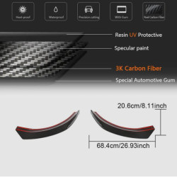 Купить Накладки на передний бампер Flap (для GLA45 AMG 2017-2020) для Mercedes GLA X156