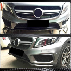 Купить Накладка на передний бампер Lip (для GLA45 AMG 2013-2016, Карбон) для Mercedes GLA X156