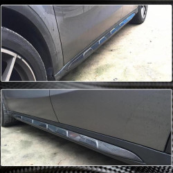 Купить Боковые пороги (для GLA45 AMG 2013-2016, Карбон) для Mercedes GLA X156